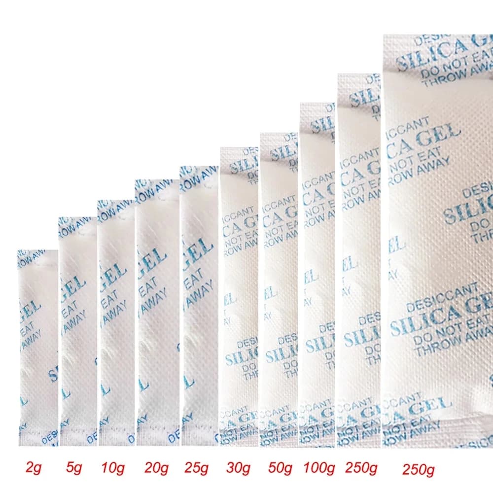 2/5/10/20g Cornici E Articoli Da Esposizione Non Tossico Gel di Silice Essiccante Umido Cucina Soggiorno Umidità Deumidificatore Assorbitore Borsa