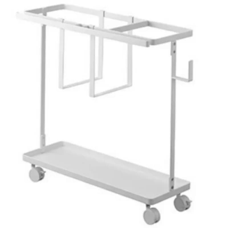 Home Yoga Mat with Wheels, Rastrelliera Porta Manubri, Shelves Organizers for Bedroom Fitness Equipment and Living Room