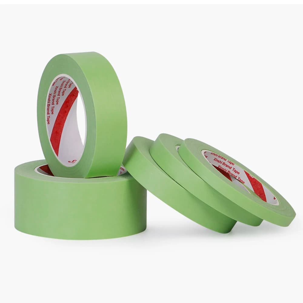 1PC50M Weak Viscous No Trace Masking Tape Adhesive Latex Paint Separation Crepe Paper Washi Tape for DIY Wall Art Indoor Outdoor