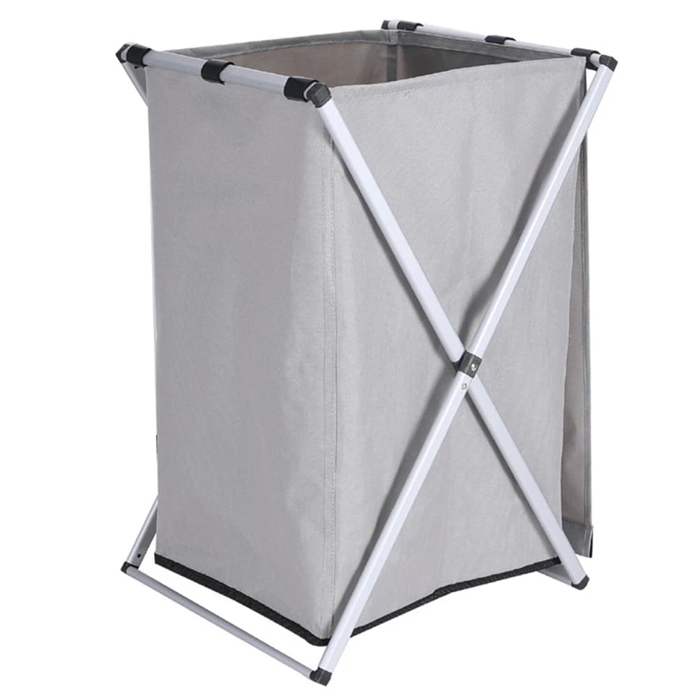ABJT-X-Shape Collapsible Foldable Dirty Clothes Laundry Basket Organizer Sorter Laundry Hamper Storage Bag Oxford Cloth