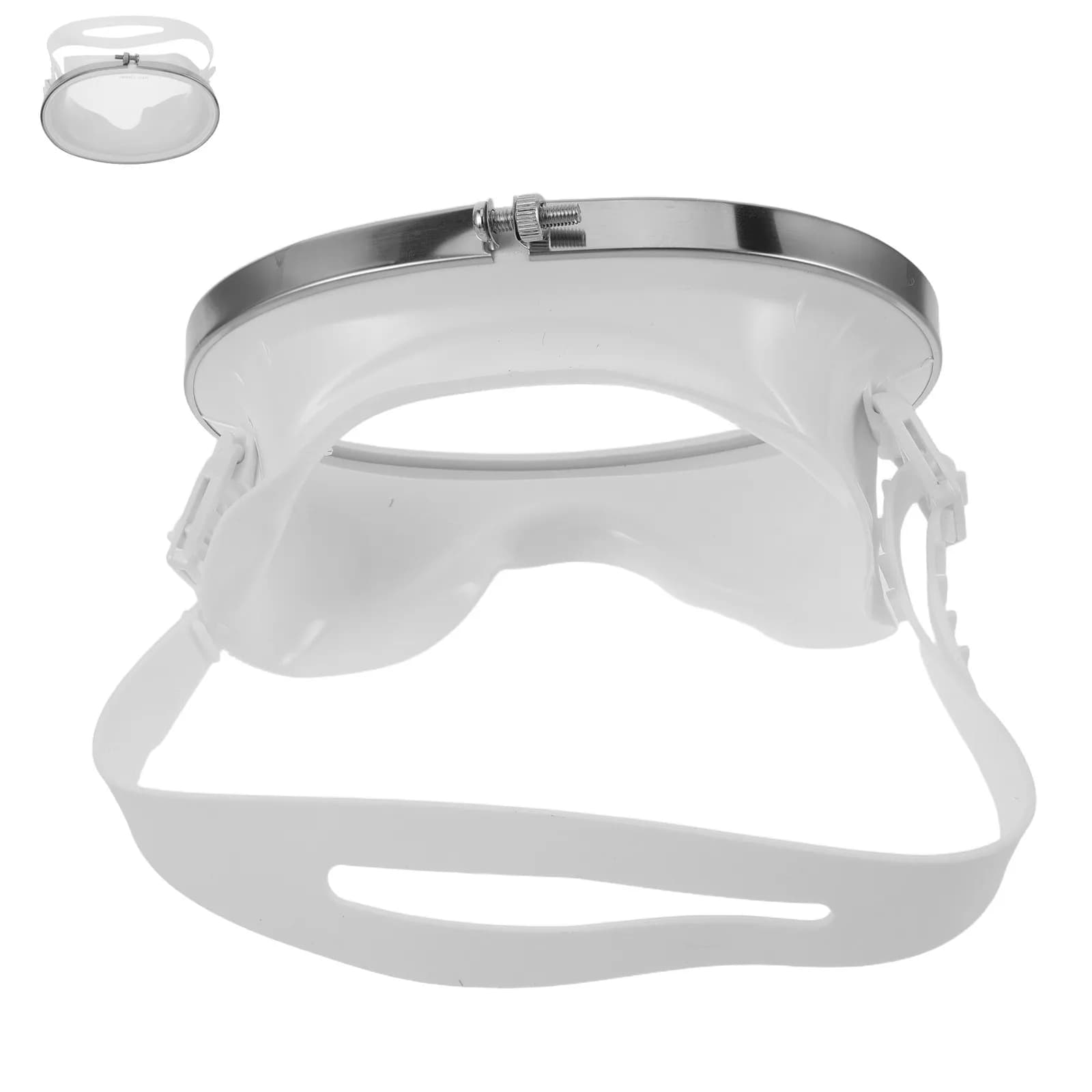 Maschera Subacquea Ovale per Adulti, Antiappannamento, Integrale, Impermeabile, per Immersioni e Snorkeling
