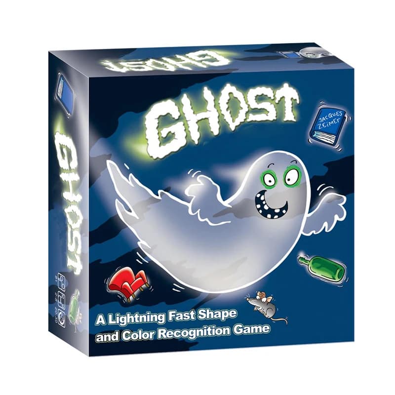 Gioco da Tavolo Ghost, Divertente Gioco di Carte Blitz per Famiglie, Adulti e Bambini, Set per 1-4 Giocatori, Intrattenimento per Feste e Regali Festivi