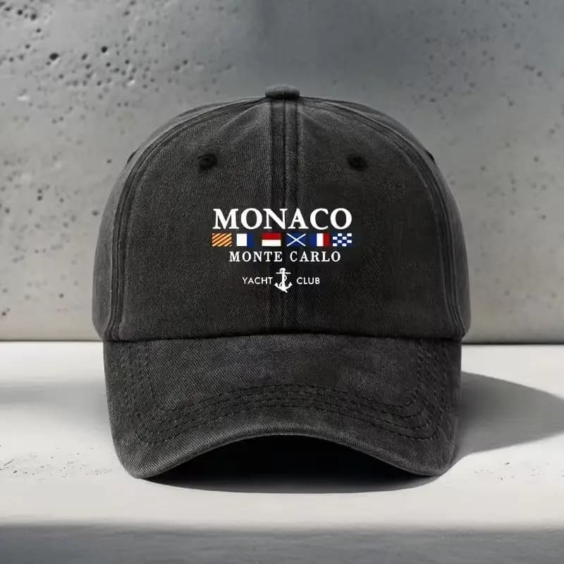 Men's and Women's Vintage Washed Lettered Flag Pattern Golf Baseball Cap - Adjustable Outdoor Style