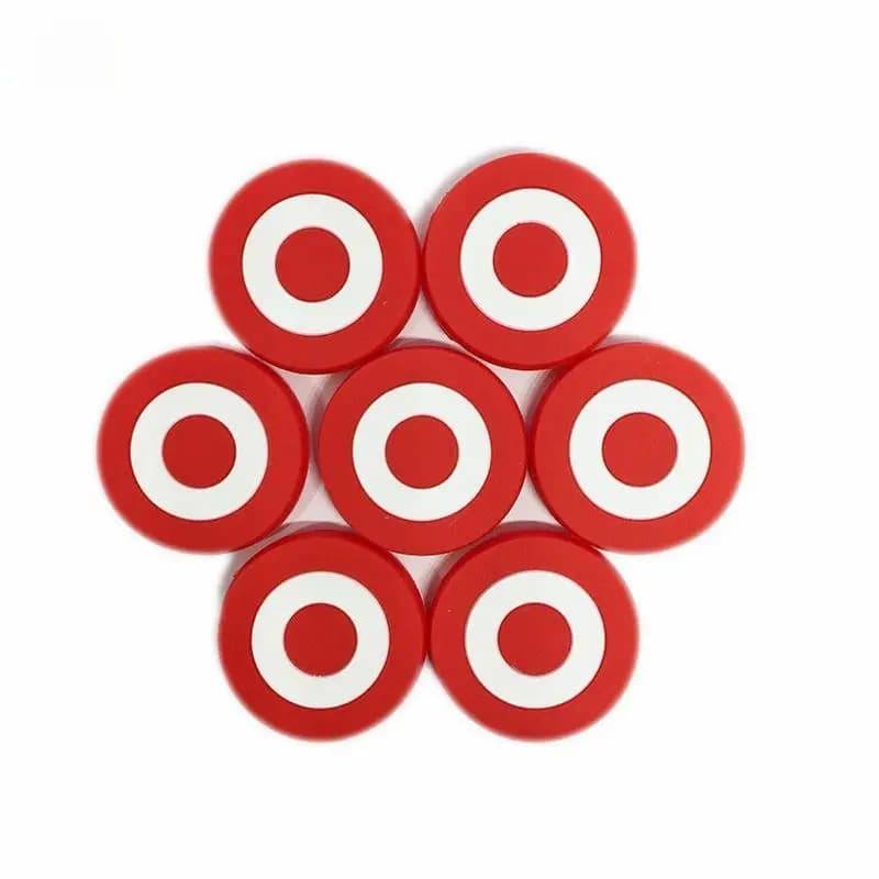 Professional tennis training shock absorber ring red big bullseye personality pattern tennis racket shock absorber shock absorbe