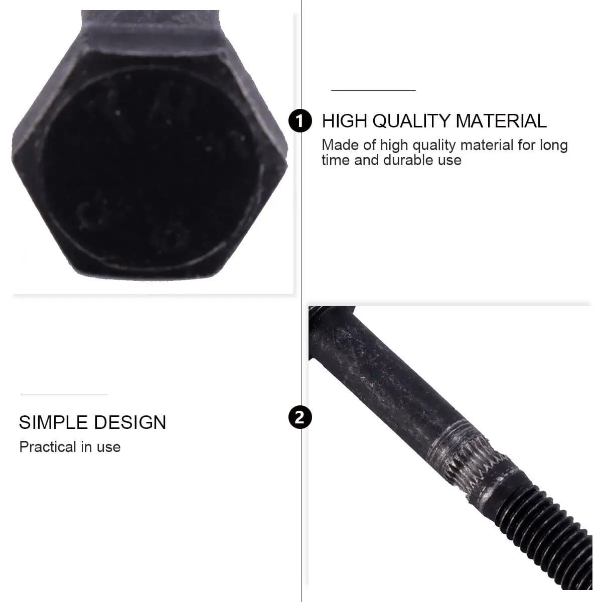 1Set M8 Extruder Hobbed Bolt for 3D Printer Parts Reprap Assembly Extrusion Unit Shaft 1.25mm Spacing 7.36mm Turn