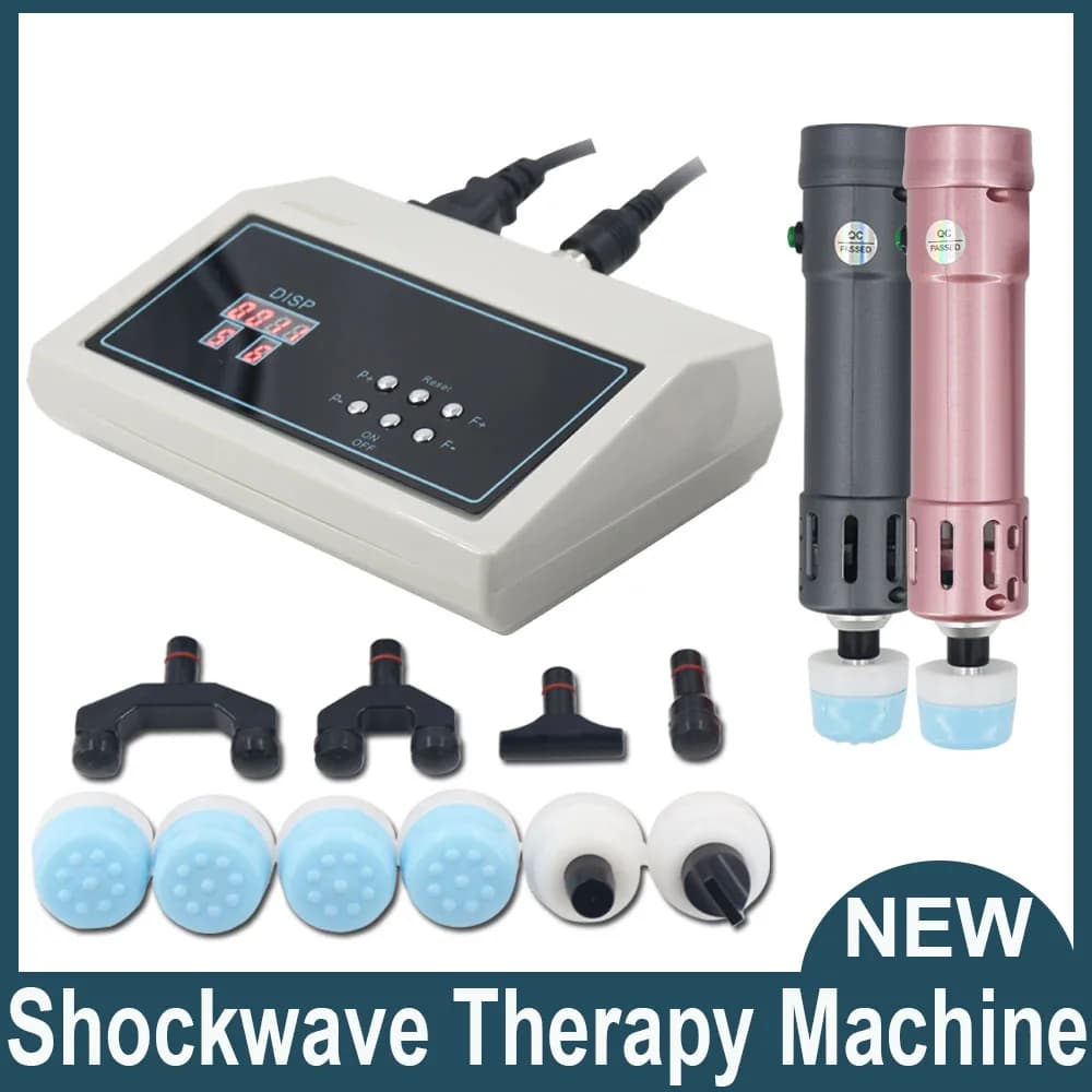 Wave Therapy Machine, Body Massage, Reduced Pain Shoulder, 2-in-1 Electric Gun for Health Care