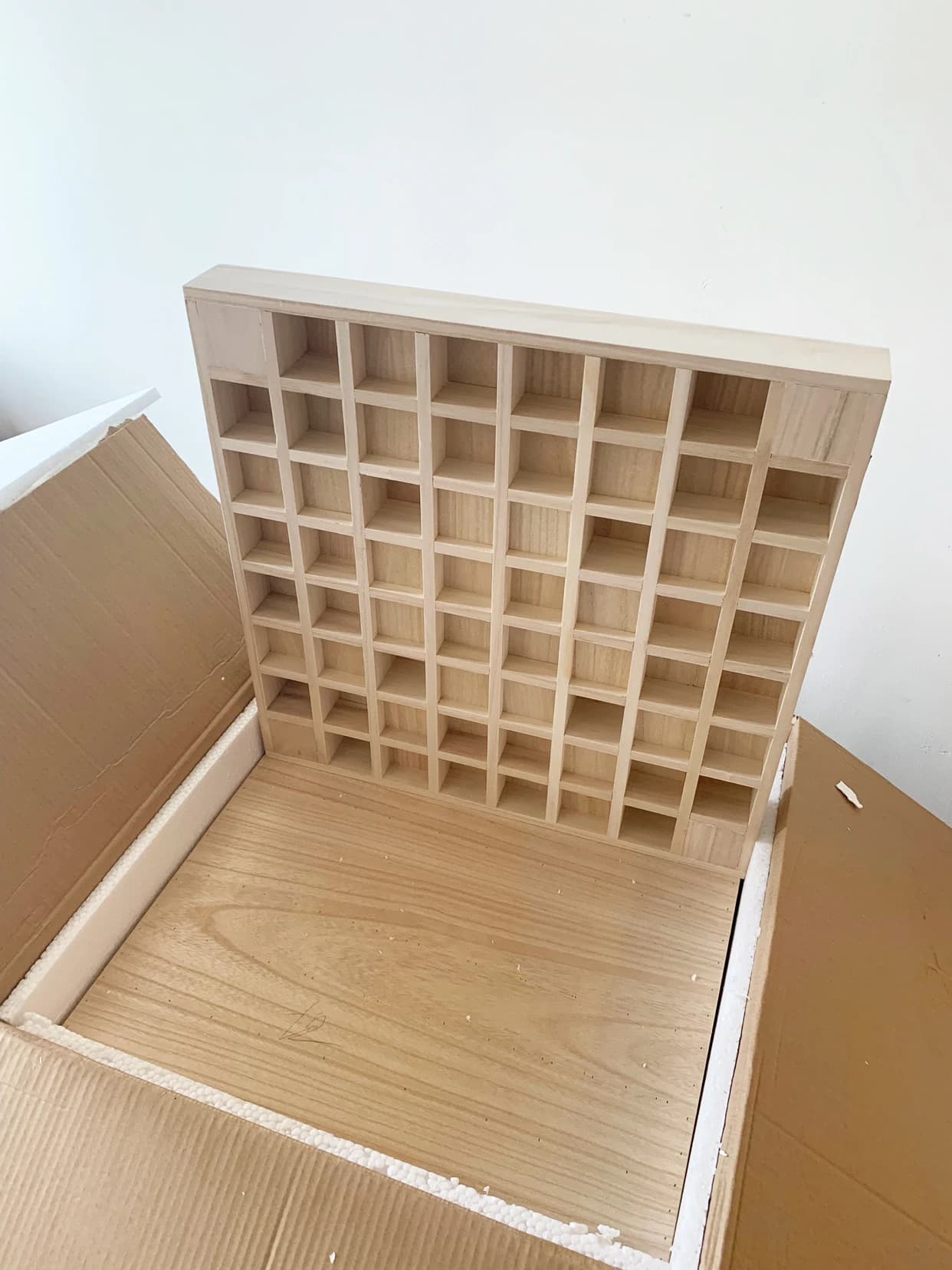 Giappone Eco-Friendly Vernice Legno di pino naturale QRD Pannelli diffusori acustici 60x60x7 cm per Home Studio Sala Teatro Trattamento sonoro
