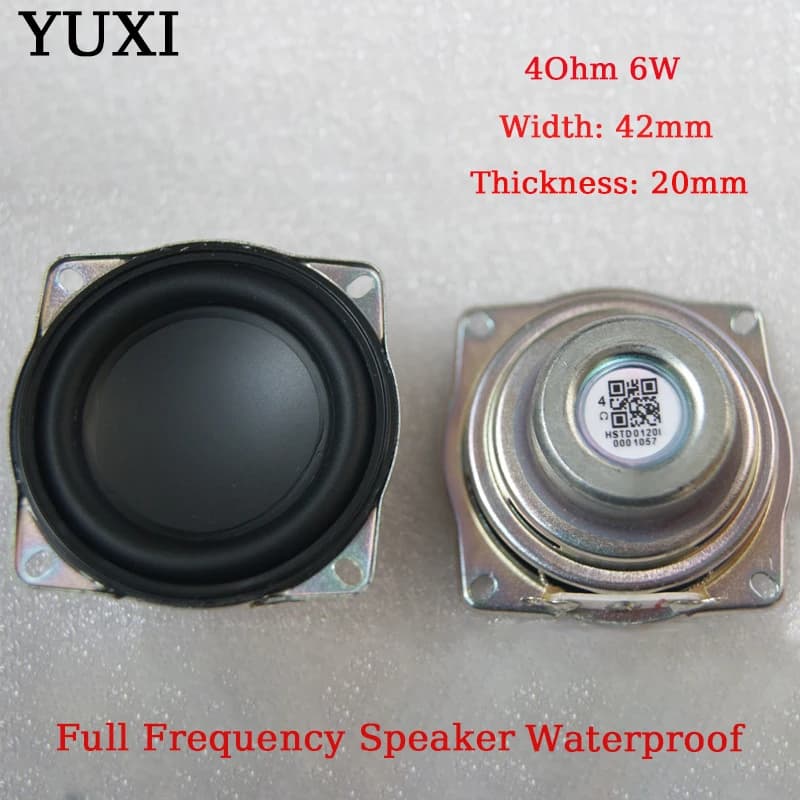 YUXI 1 PZ Per JBL GO 2 Riparazioni Altoparlanti Musicali 1.5 pollici 42mm 4ohm 6W banda intera al neodimio impermeabile