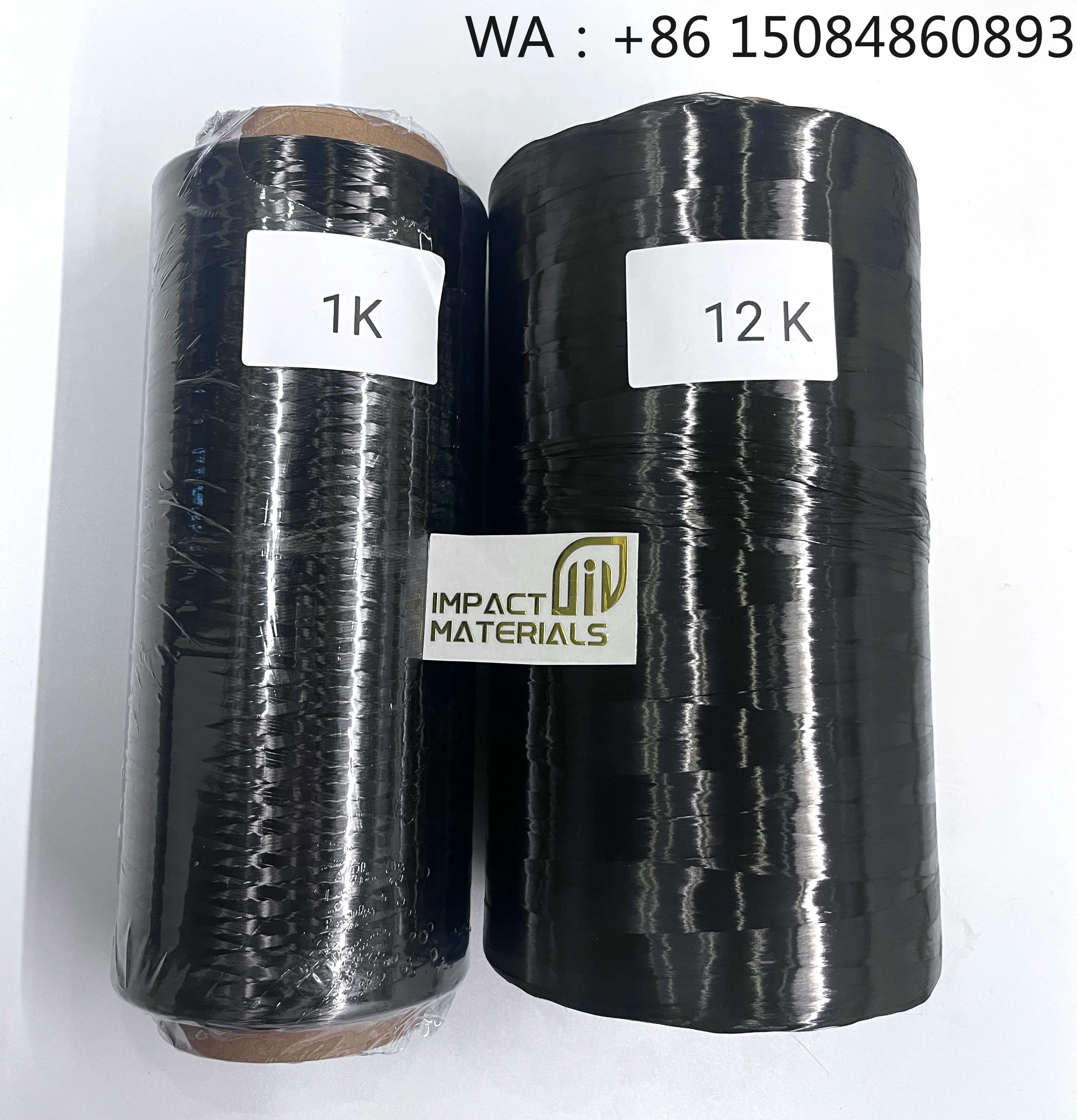 32s/2 Antistatic Conductive Carbon Fiber Yarn 1k 3k 12k 24k, High Toughness Roving for Functional Textile Making
