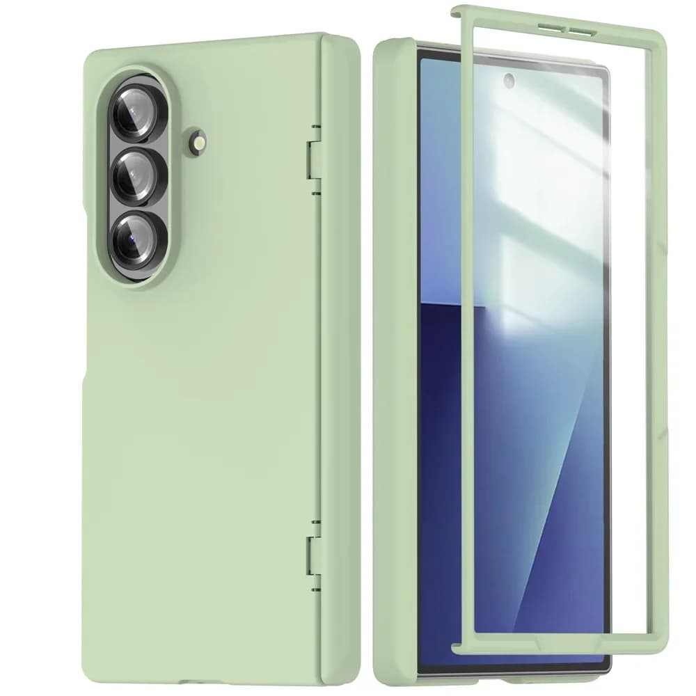 Custodia magnetica per telefono per Samsung Galaxy Z Fold 7 con ricarica wireless Magsafe e protezione cerniera schermo