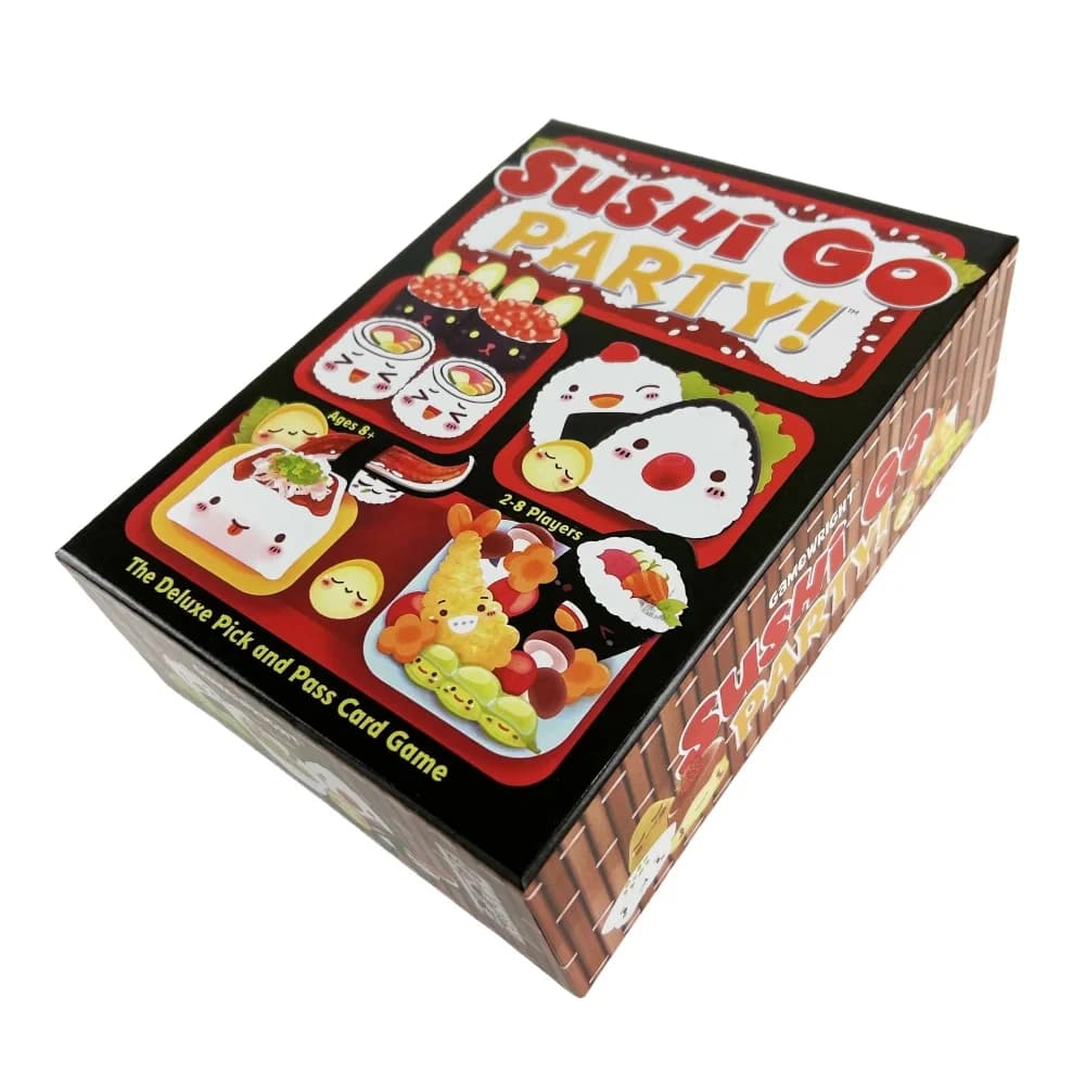Gioco di carte Sushi Go - Sushi Go Party! Il Gioco di Carte Pick&Pass, Carte Divertenti per Famiglie, Perfette per Feste e Giochi da Tavolo in Casa
