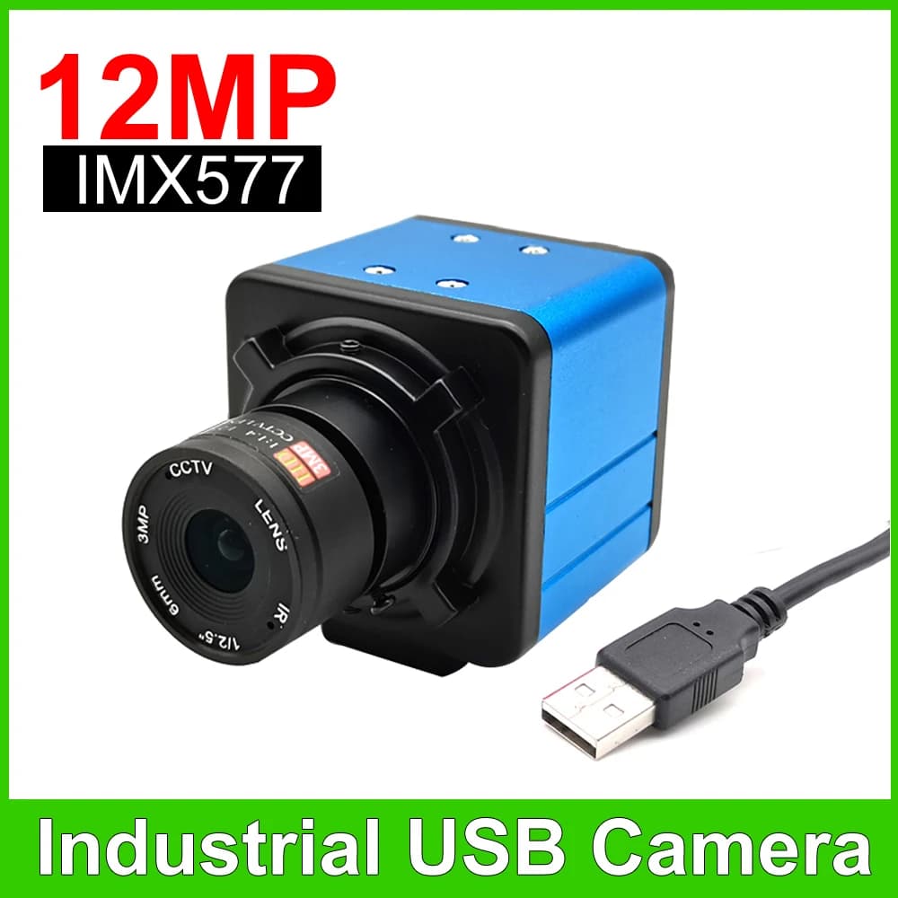Industrial 12MP 3840x2880 sensor IMX577 USB Webcam 4K IMX415 /5MP sensor IMX335 UVC OTG camera USB for PC Laptop shooting Video