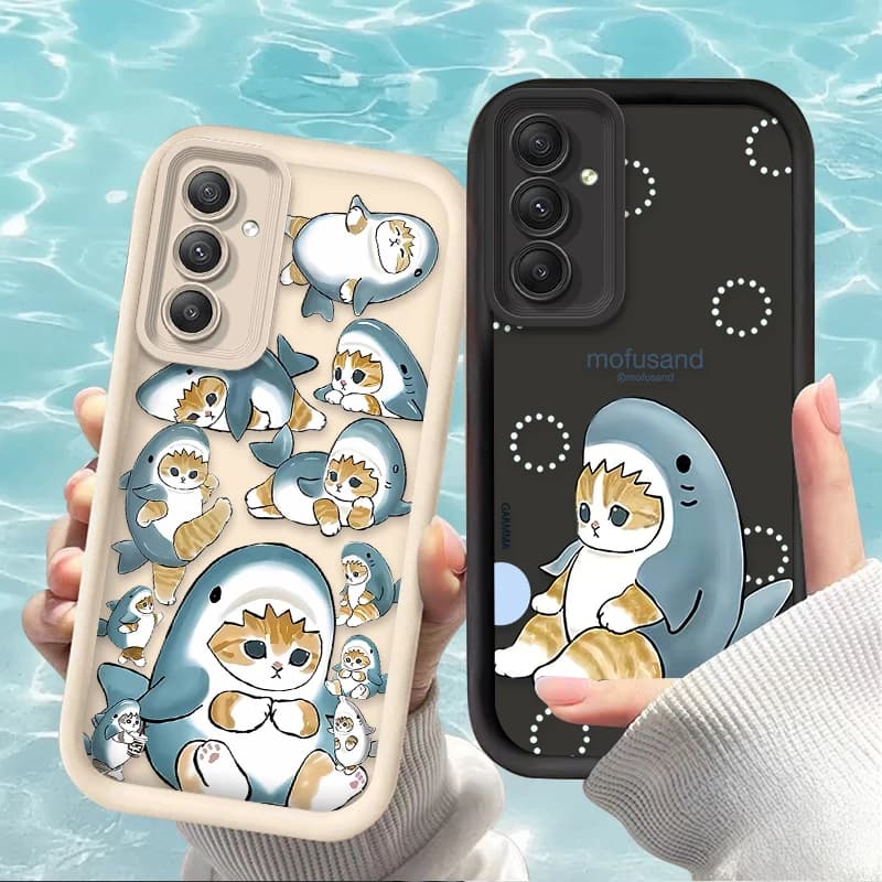 Cartoon Mofusand Cat Phone Case for Samsung Galaxy A54 A05S A34 A24 A14 A53 A33 A23 A52S A32 A22 A12 A71 A31 A50