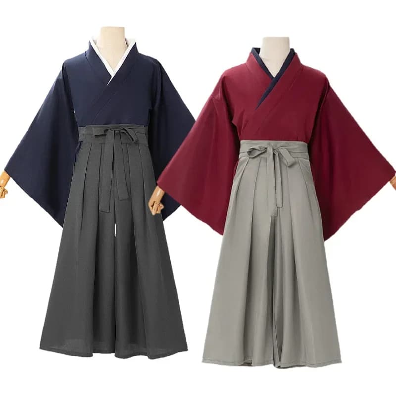 Anime Rurouni Kenshin Costume Cosplay Uomini adulti Kimono Halloween Party Clothes Outfit