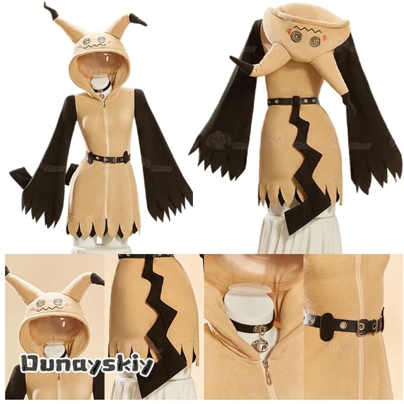 aBcBS@aBc01 2026 Nuovo Costume Cosplay Mimikyu, Abito da Donna in Pelliccia per Giochi di Ruolo, Gonna Lolita, Travestimento per Halloween, Carnevale, Feste a Tema