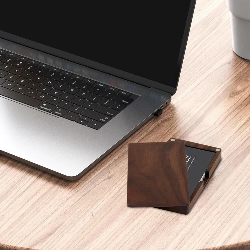 Porta Carte Magnetico Portatile, Custodia per Biglietti da Visita, Cover per Carte di Viaggio, Protezione Leggera per ID e Passaporto, Portafoglio per Carte, per Esterni