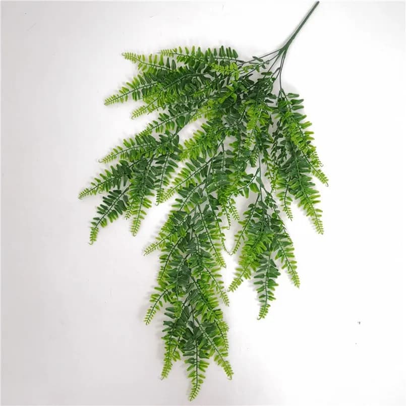 2/4 Pezzi Piante Artificiali Verdi in Plastica, Erba Sintetica per Decorazione Casa, Balcone, Giardino, Matrimonio, Vaso, Regalo, Accessorio