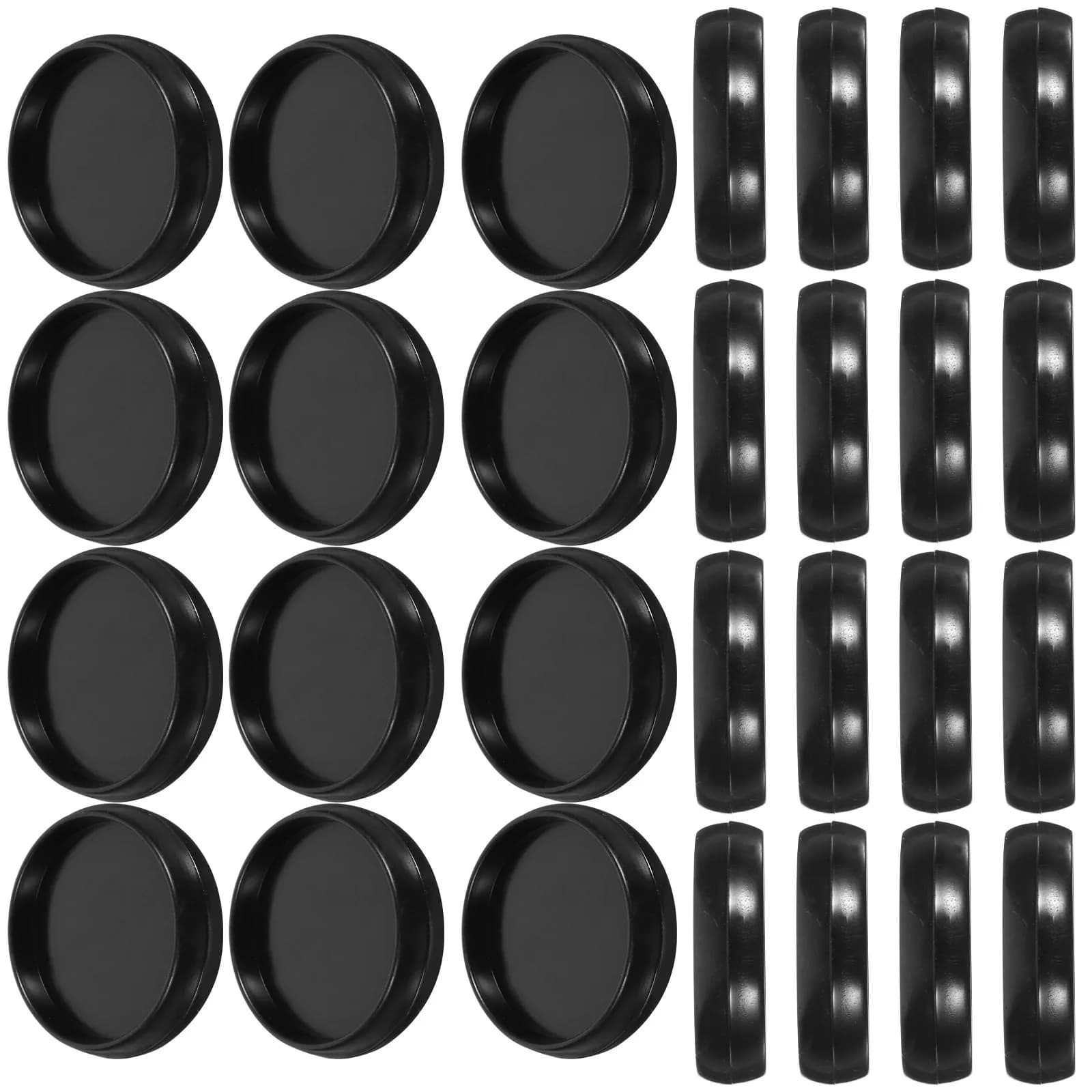 55 Pezzi Dischi per Rilegatura a Fogli Mobili a Forma di Fungo, Anelli di Rilegatura in Plastica per Planner, Quaderni, Libri, Album Fotografici, Scrapbook, Dischi Discbound