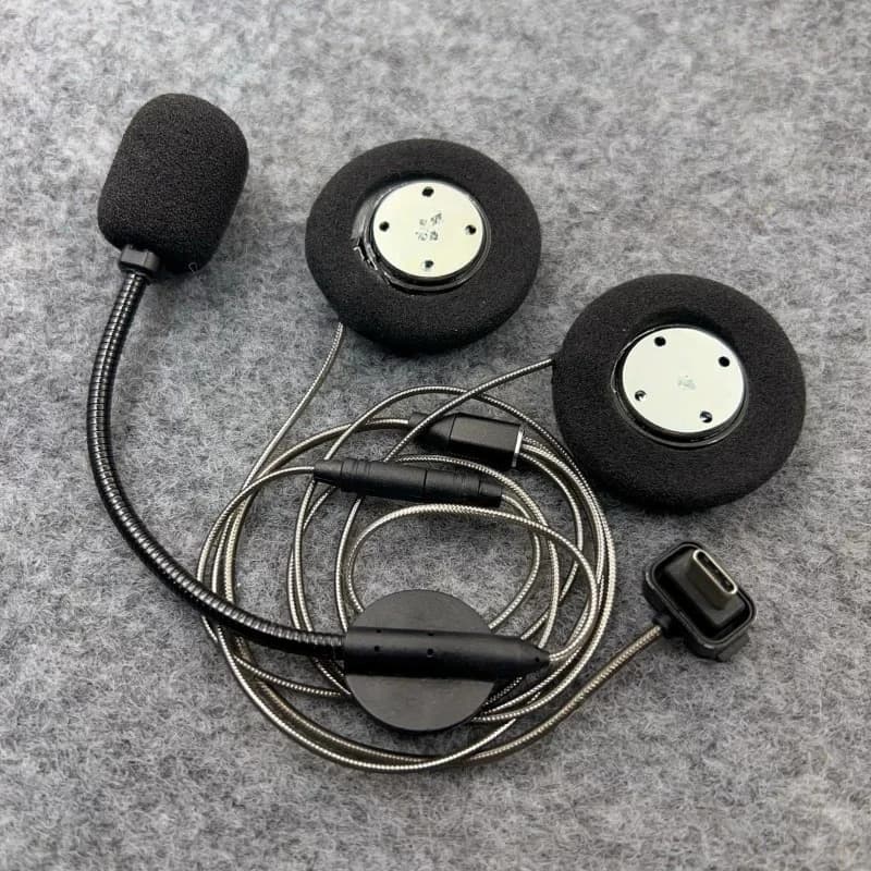 For Vimoto V10S V10X XR Upgraded HiFi Deep Bass Motorcycle Helmet Headphone Speaker Replacement Parts Customizable Earphones