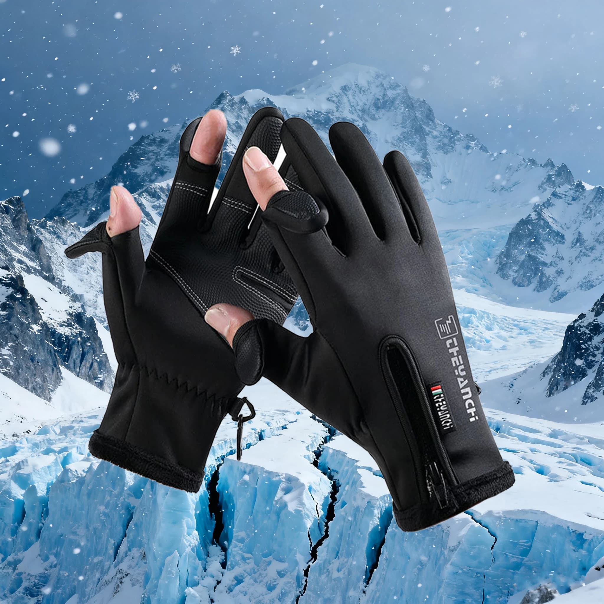 Winter Cycling Gloves Touch screen Waterproof Windproof Gloves Snowboard Bike Gloves for Outdoors Non-slip
