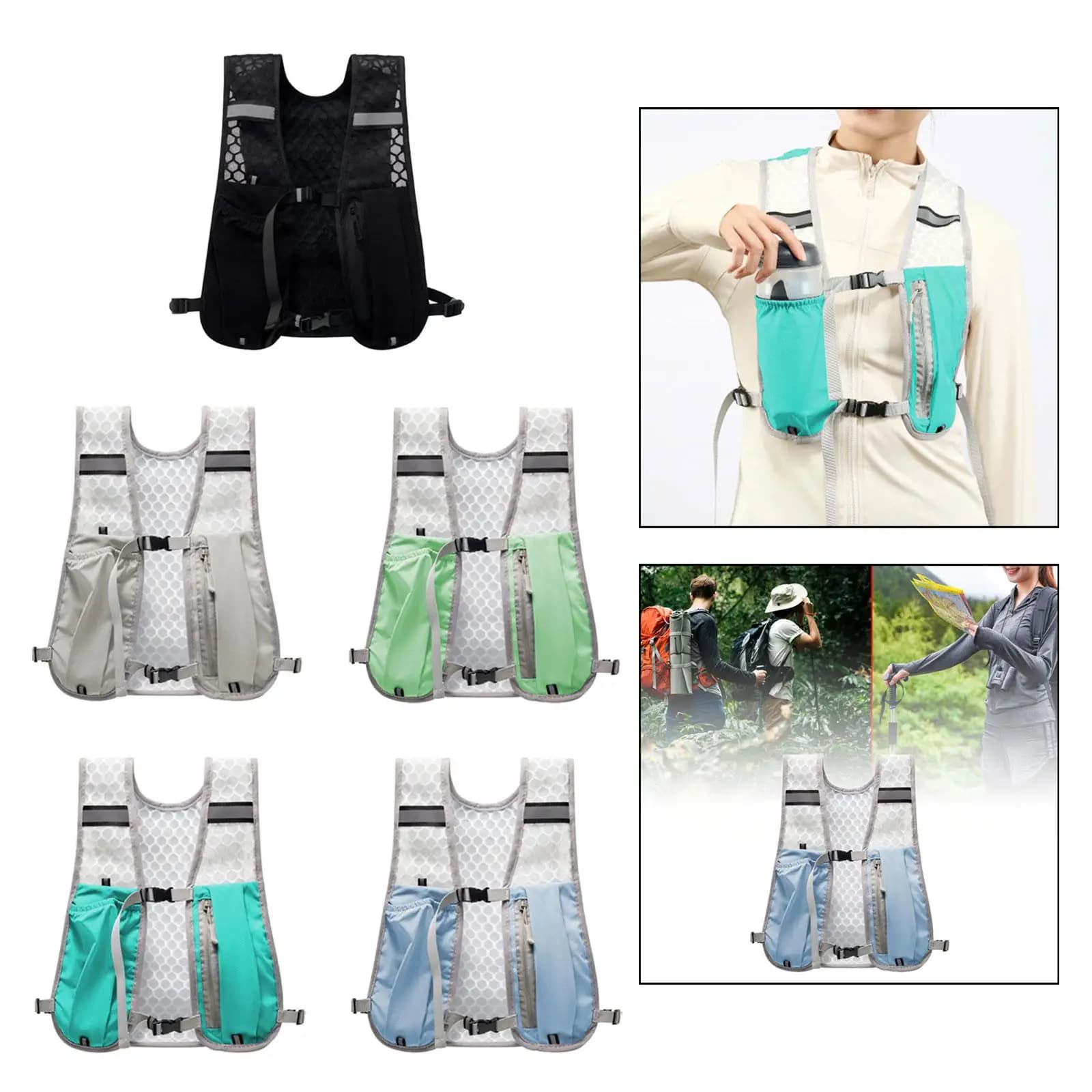 Lightweight hydration vest for Running, Marathon backpack and Trail Running