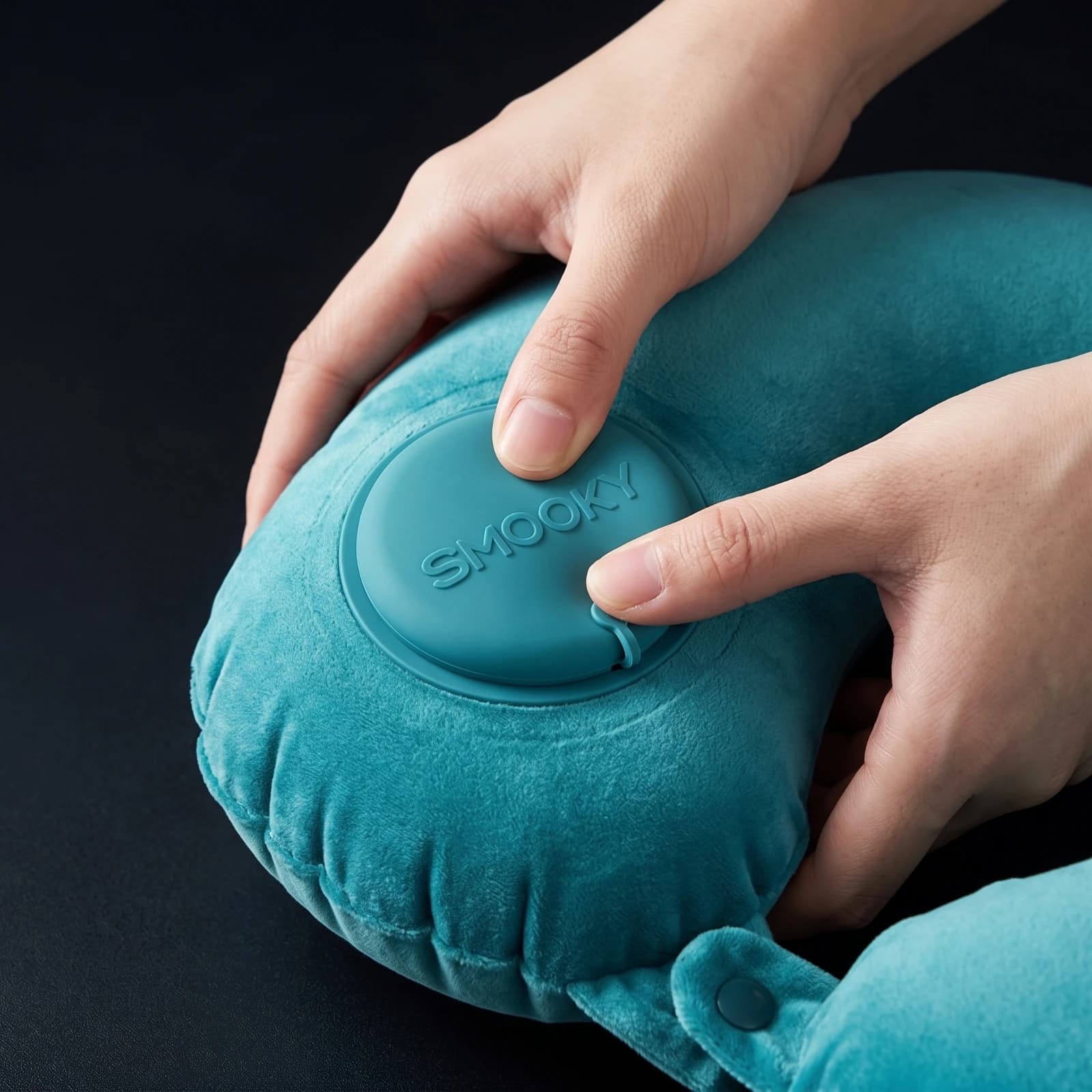 Travel Neck Pillow with Bag Lightweight Travel Neck Pillow Ergonomic Velvet for Travelers, Flights, Road Trips