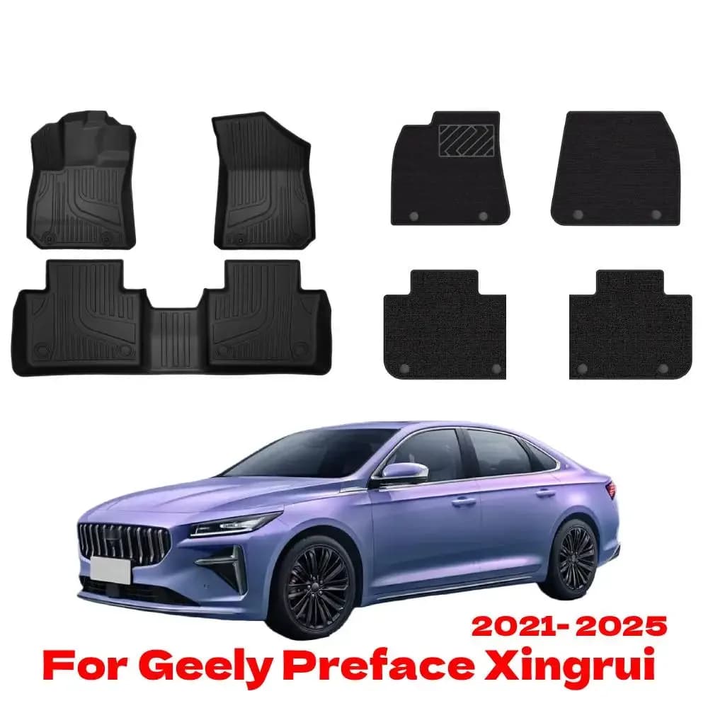 Tappetini per Geely Xingyue L Monjaro 2021-2024 Protezione per tutte le stagioni TPE antiscivolo Tappetini per auto personalizzati automobilistici per Monjaro