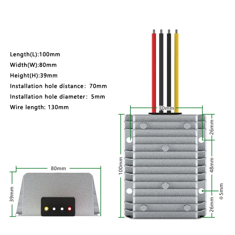 Convertitore di Alimentazione DC da 9-36V a 28V 10A 15A 20A 25A 30A, Modulo di Alimentazione Automatico per Droni da 12V 24V a 28V