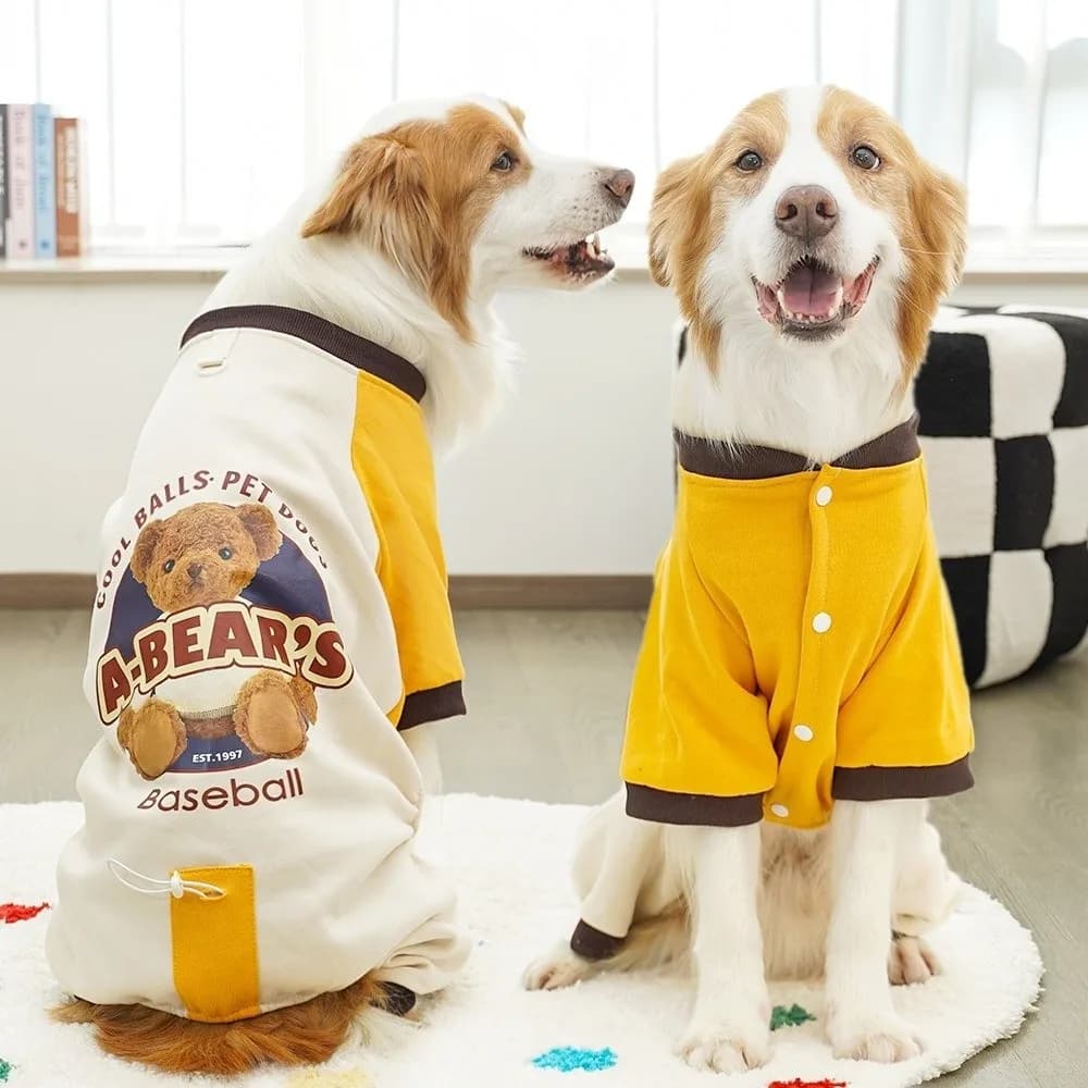 Tuta per Cani Imbottita con Blocchi di Colore, Comoda Felpa in Pile con Anello a D Regolabile per Cuccioli, Autunno Inverno