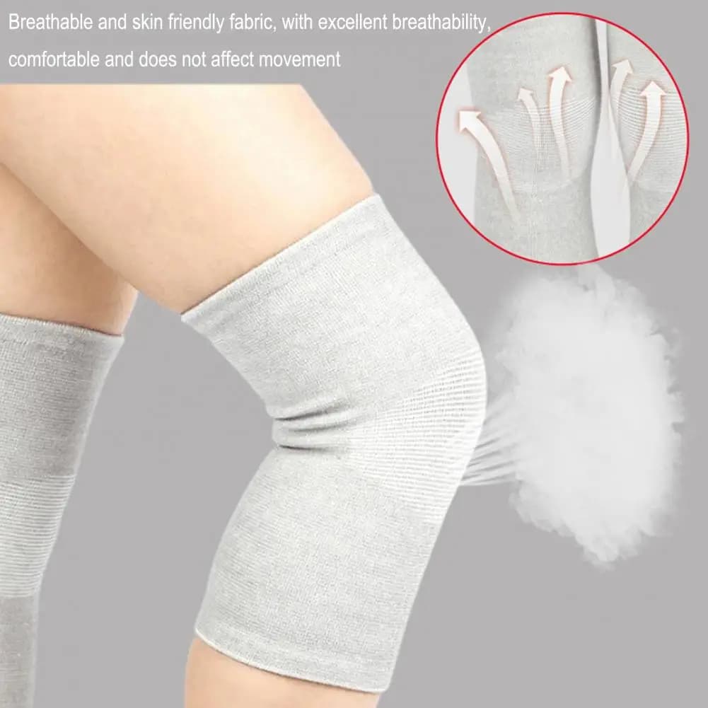 1 Paio di Ginocchiere Compressive Traspiranti Unisex, Supporto Elastico per Ginocchio, per Fitness, Basket e Corsa