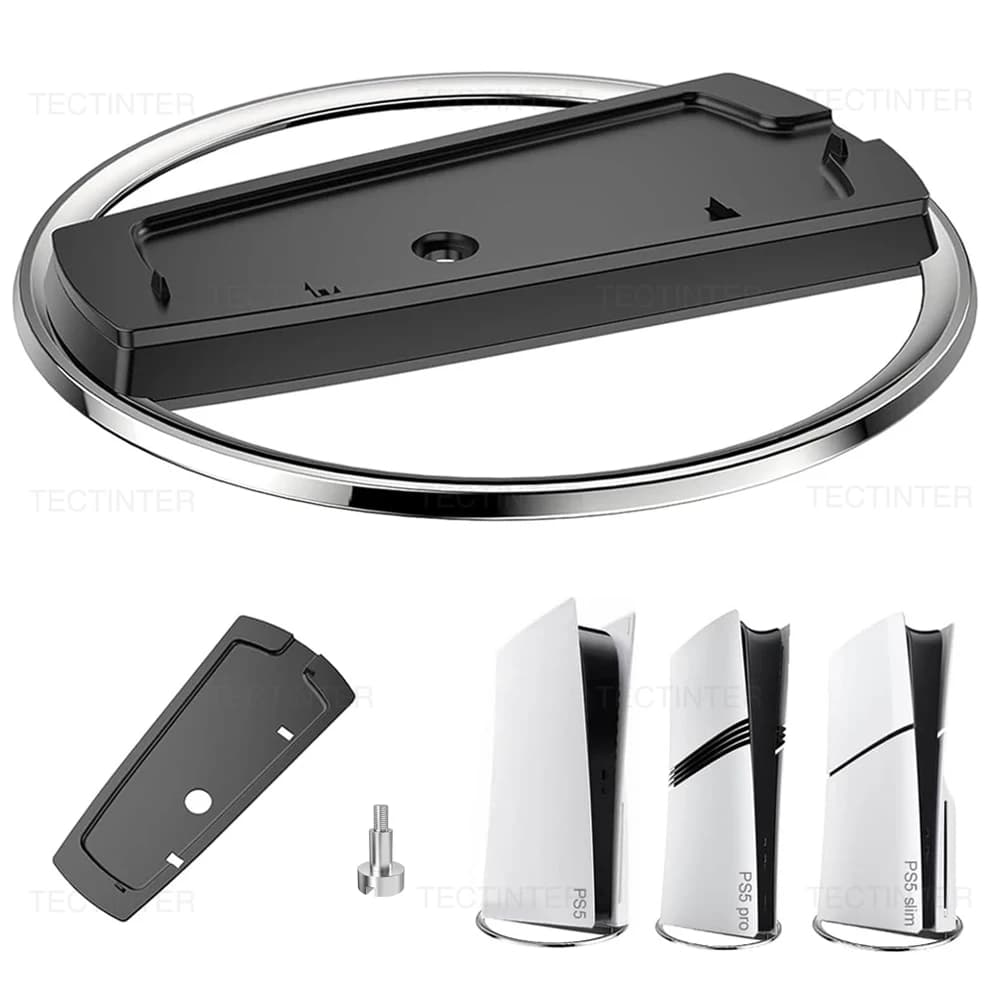 Supporto di raffreddamento verticale in metallo per console PS5/Slim/Pro Supporto base staffa antiscivolo per accessori Playstation PS5