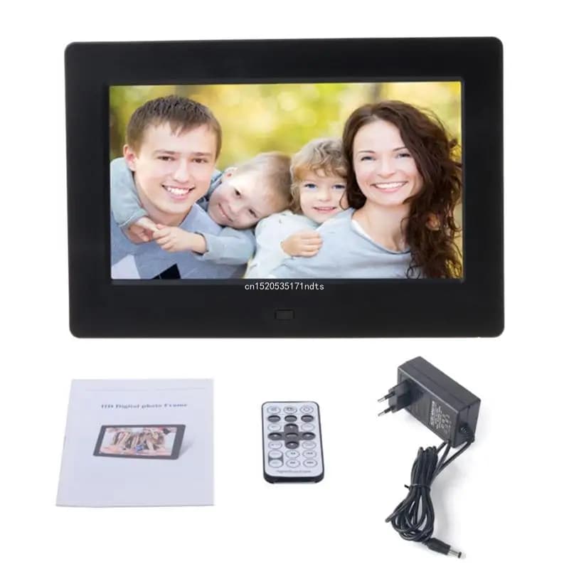 Cornici per foto digitali Cornici digitali elettroniche da 7 pollici Schermo TN Photo Dropship