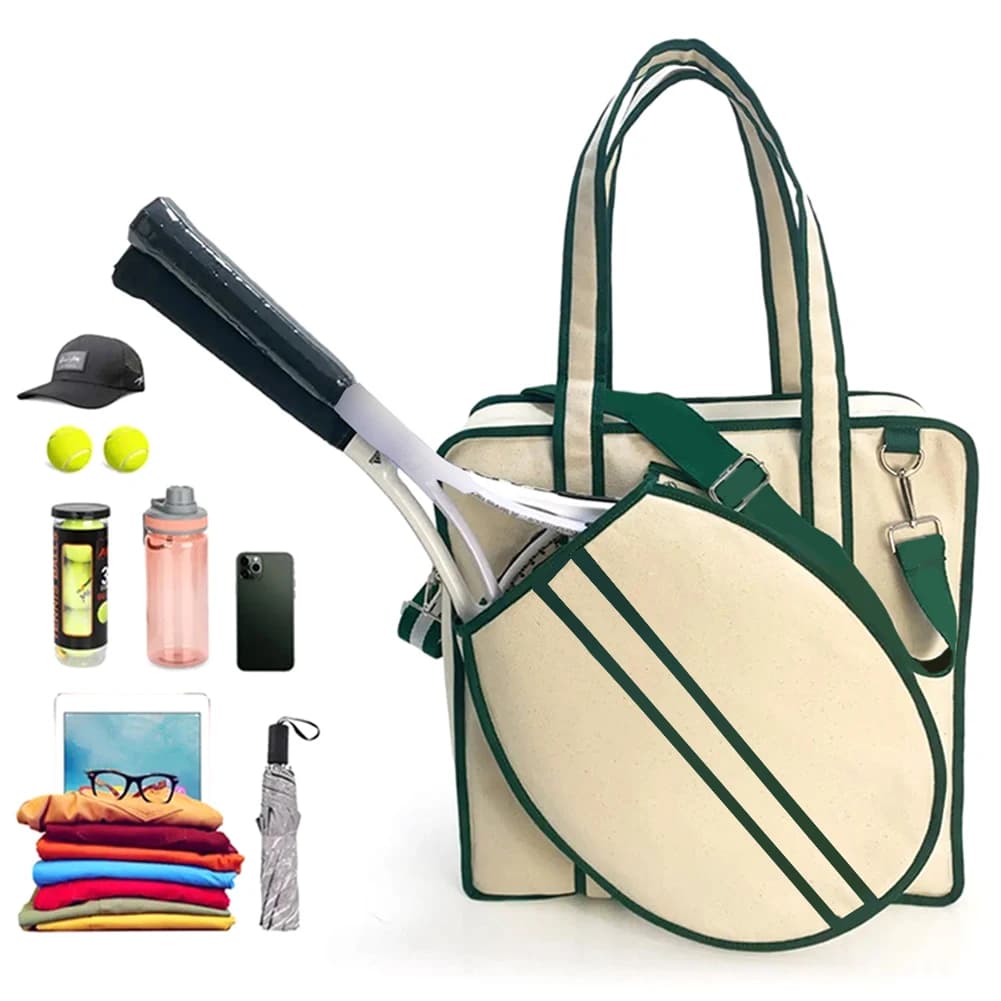 Tennis rack bag Large shoulder bag for tennis rack Waterproof sports bag Tennis bag for men and women