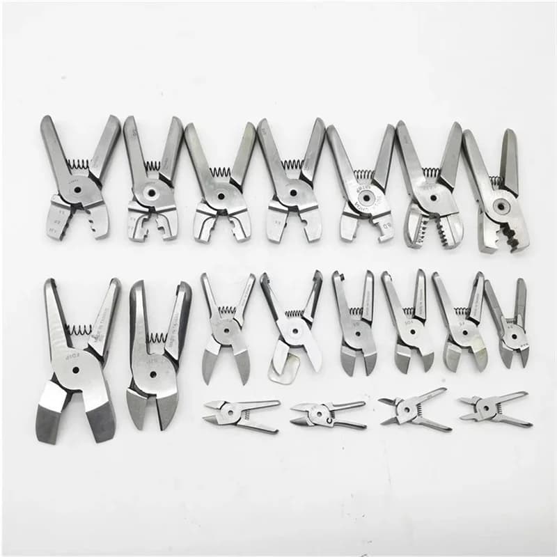 Testa di taglio pneumatica a forbice stile F, lama per tagliacavi in plastica, ricambio per utensili FD5 F5LS F5S per HS-10T HS-30T HS-35P