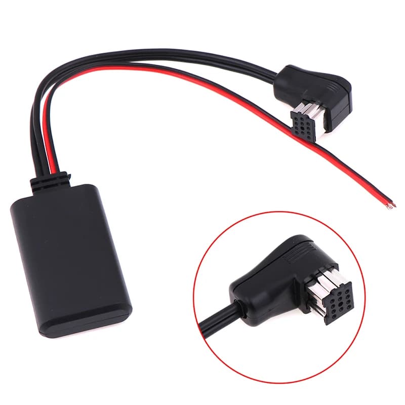 Ricevitore audio compatibile con Bluetooth per auto, compatibile con l'adattatore Aux Pioneer Ip-Bus a 11 pin