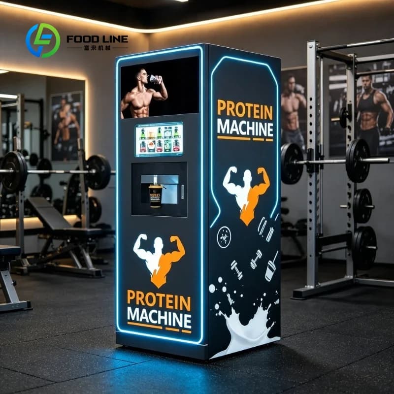 Popular Customized Powder Gym Protein Shake Vending Machine Commercial Instant Beverage Coffee Machine Protein Vending Machine