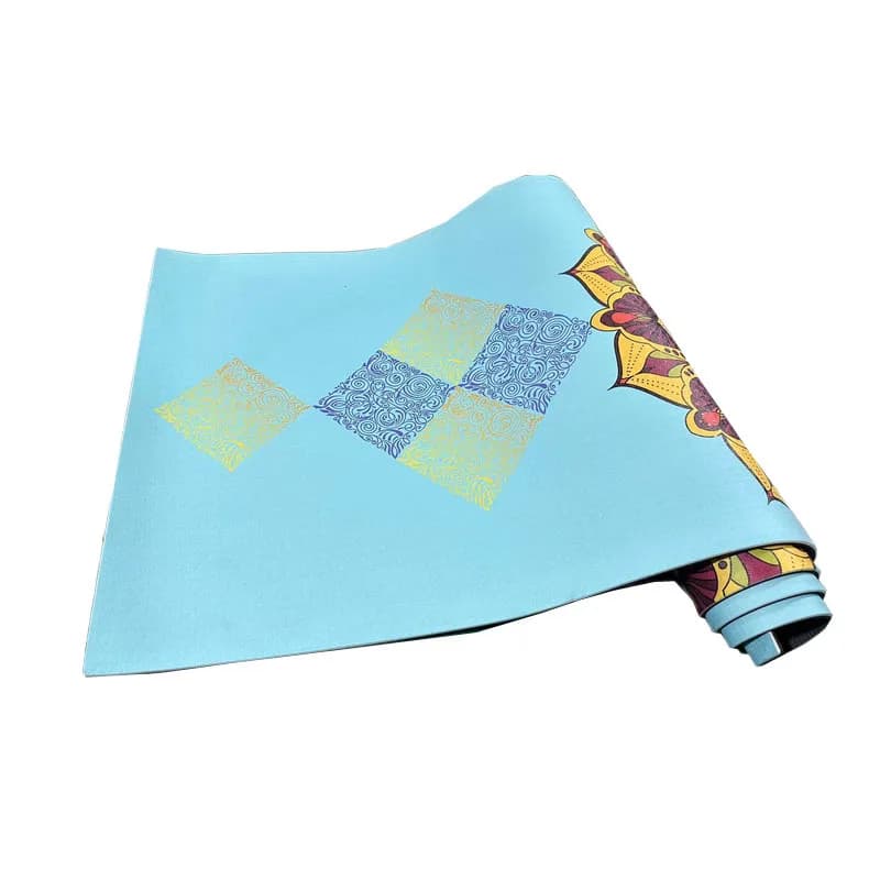Pilates TPE wide yoga mat - anti-slip print for couples Home Fitness Sport