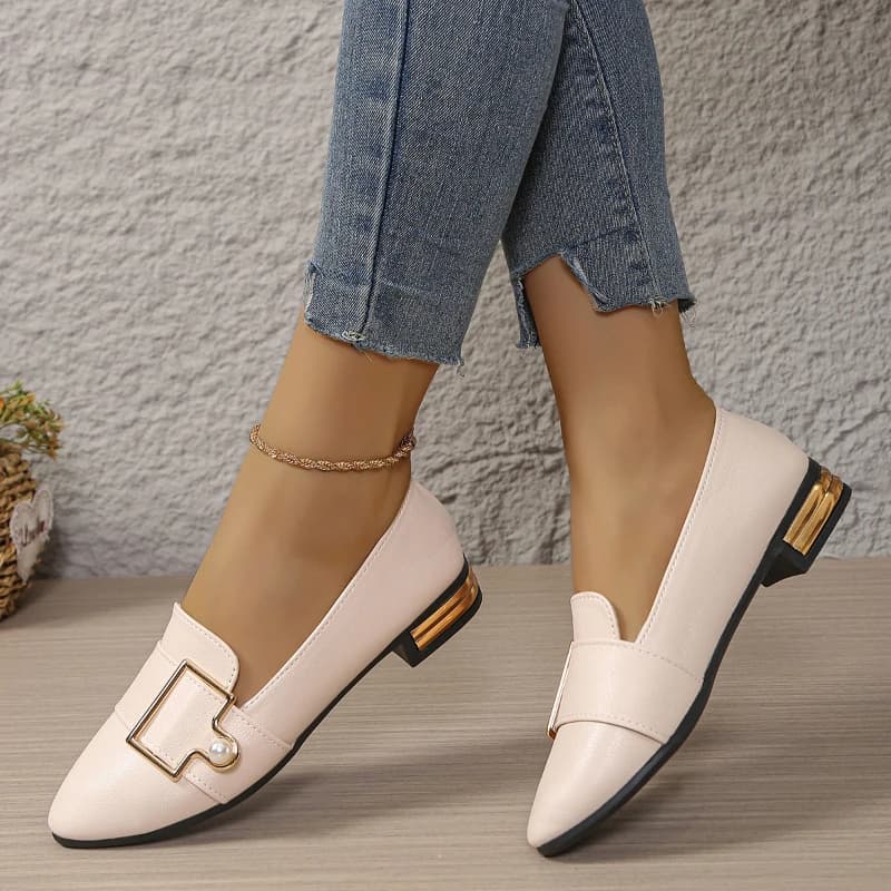 Women's casual comfortable shoes 2025 Spring Summer New moccasins brief on outdoor Sneakers light toe by woman
