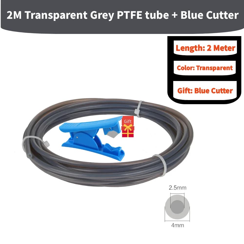 For Bambu Lab P1P AMS A1 Mini 3D Printer PTFE Tube Teflonto Bowden Extruder 1.75mm ID2.5mm OD4mm Bambulab 3d Filament Parts，，，，，