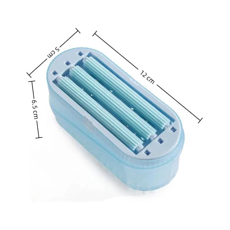 Multifunctional Quick Drying Soap Holder Lather Maker with Drainage Foaming Rollers Keep Soap Dry for Bathroom Shower Use