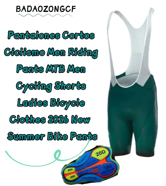 Pantalones Cortos Ciclismo Men Riding Pants MTB Men Cycling Shorts Ladies Bicycle Clothes 2026 New Summer Bike Pants