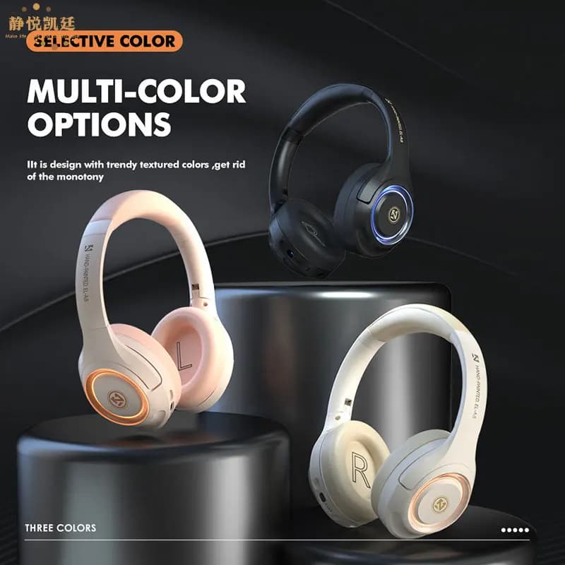Cuffie Bluetooth wireless A8 con microfono Cuffie con cancellazione del rumore Auricolari audio stereo Cuffie da gioco sportive Supporta TF