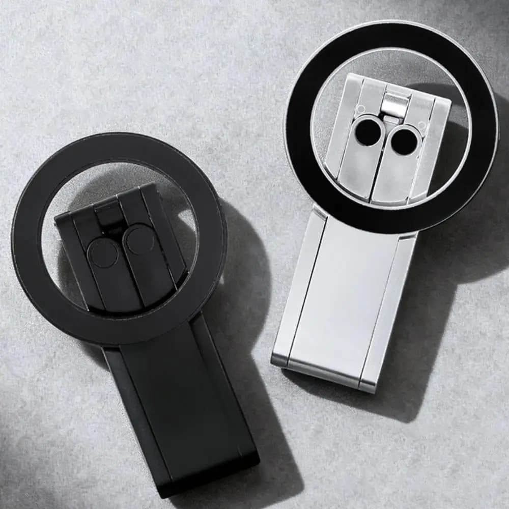 Supporto Magnetico Creativo per Telefono, Treppiede Pieghevole e Regolabile, Impugnatura Portatile e Cavalletto da Tavolo per Cellulari