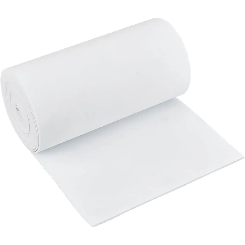 157.4 Inch White EVA Foam Sheets Round 7.8 inch wide foam sealing strips for supplies for arts and crafts Cosplay Costumes and Home