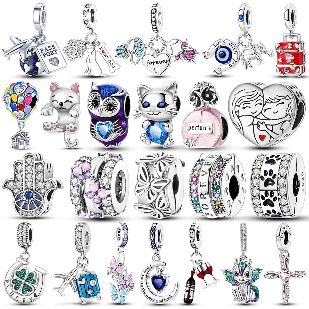 Charms 925 Silver Tree of Life Dreamcatcher Charm Beads Fit Original Bracelet Necklace Making Jewelry Pendants Gift For Women