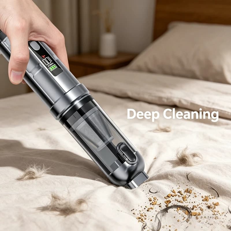 17000PA Brushless Motor Cordless Handheld Car Vacuum Portable Compressed Air Duster For Car Home Office Pet Hair Cleaning