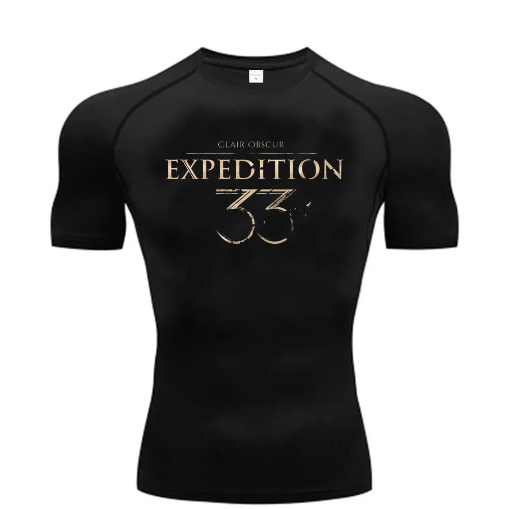 Expedition 33 Compression Vintage Washed men hip hop Pop Culture University Grunge Comfortable Punk 80s 2000s Gothic
