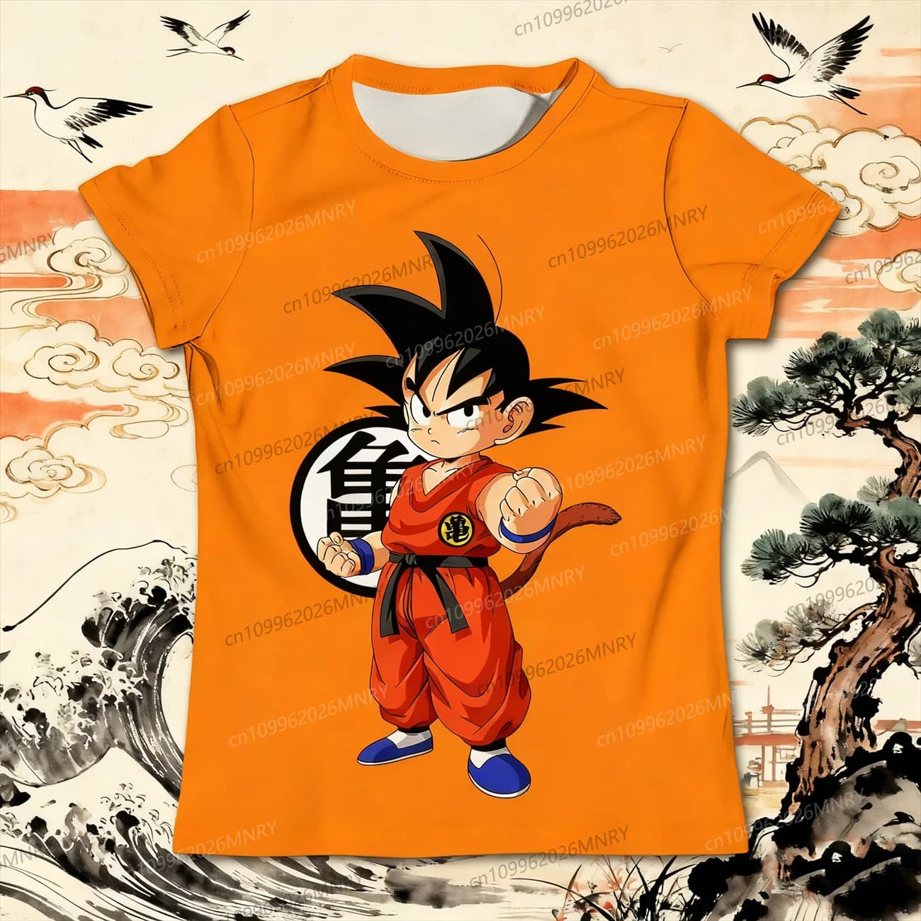 Maglietta Dragon Ball per uomo, T-shirt con personaggi anime Son Goku Super Saiyan, Abbigliamento estivo per bambini, Abbigliamento per ragazza, Top da donna