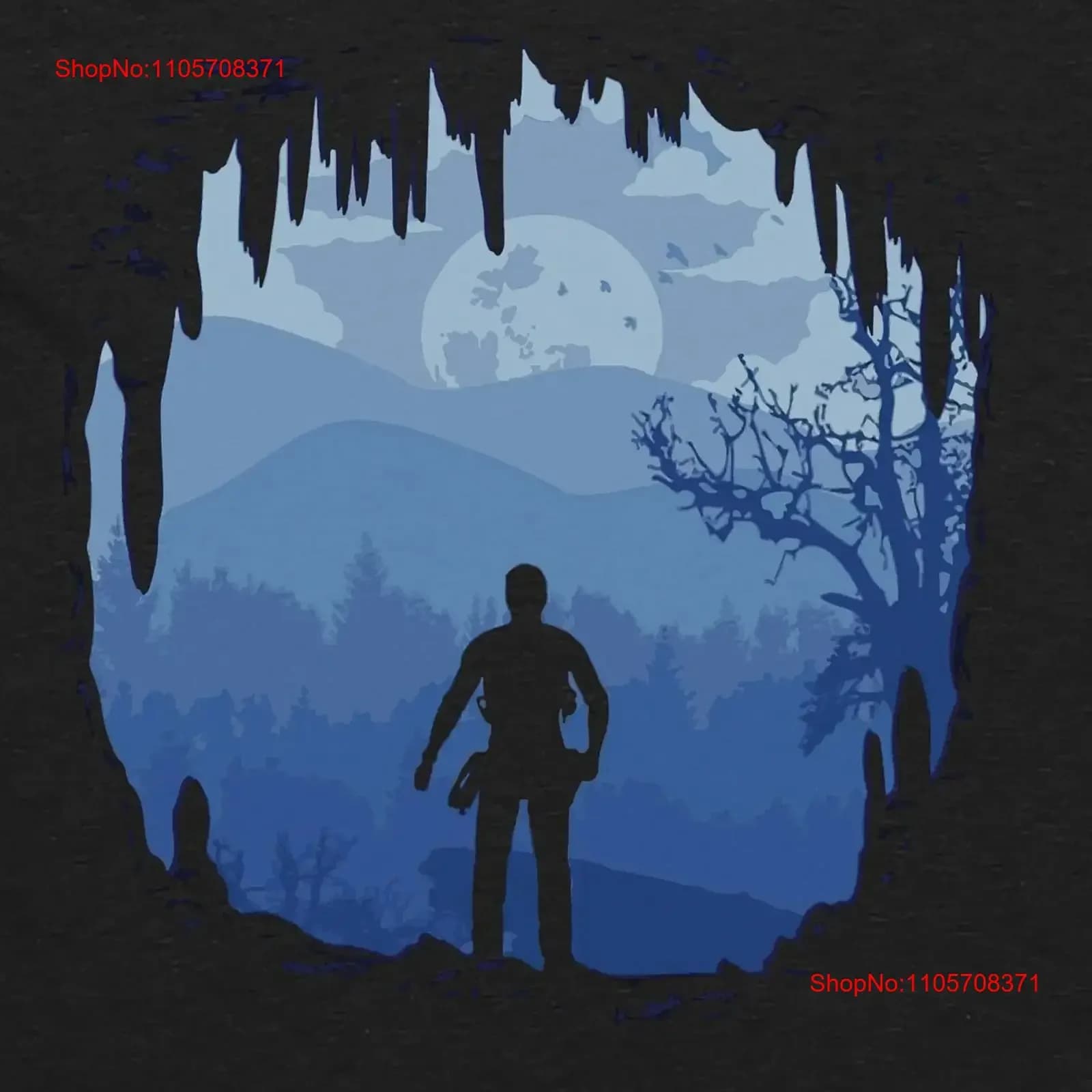 Uncharted Hideout T Shirt Adults Funny Movie Parody Mens Pop Culture Men's vintage Washed homme fashion Versatile