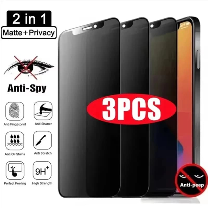 1-3PCS Matte Privacy Screen Protector For Xiaomi Redmi Note 15 Pro 14 13 12 11 10 9 8 Pro 15 15C 14C 13C 12C 4G 5G Ceramic Film